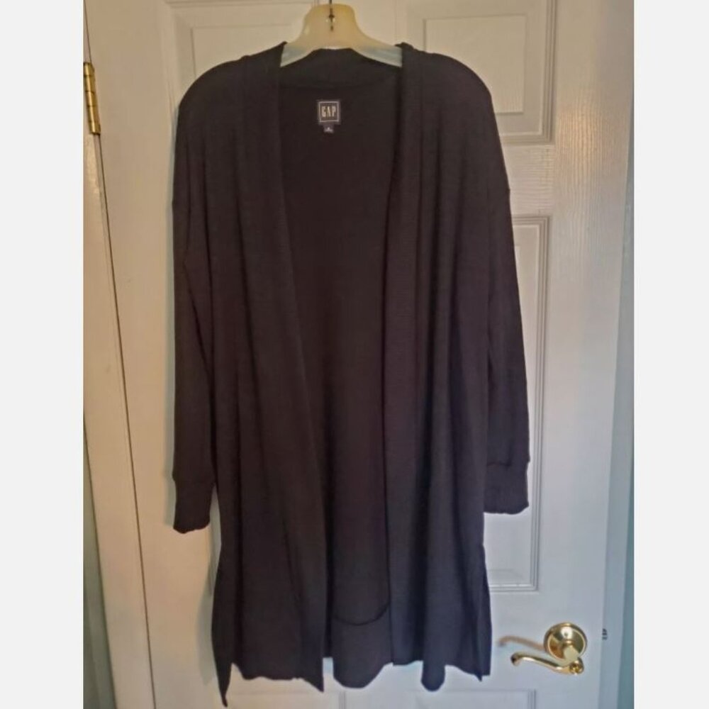 Gap Longline Open Front Cardigan Sweater Size S